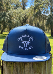 C&C Cattle Co. Hat- Navy Flatbill