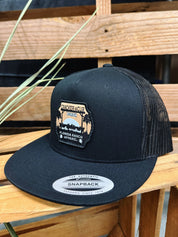 C&C Ranch Patch Hat- Black Flatbill