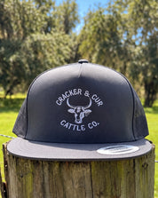 C&C Cattle Co. Hat- Charcoal Flatbill