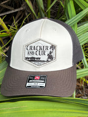 Diamond Logo Patch Hat- Chocolate/Cream