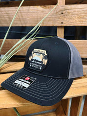 C&C Ranch Patch Hat- Black/Char.