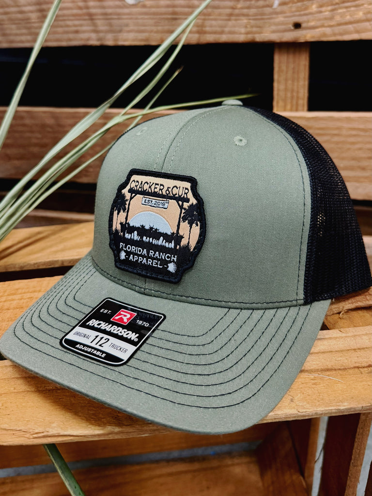 C&C Ranch Patch Hat- Loden/Black - Main Image