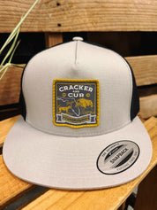 Bayed Up Patch Hat- Silver/Black Flatbill