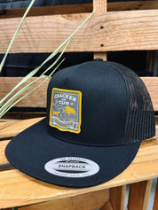 Bayed Up Patch Hat- Black Flatbill