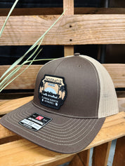 C&C Ranch Patch Hat- Brown/Khaki