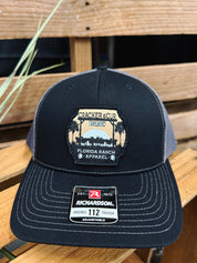 C&C Ranch Patch Hat- Black/Char.