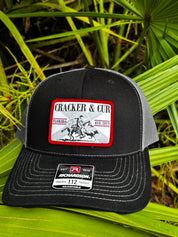 State Flag Patch Hat- Black/charcoal