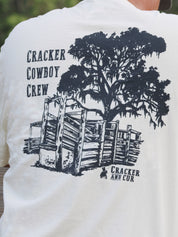 Cracker Cowboy Crew Pocket- Ivory