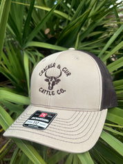 C&C Cattle Co. Hat- Khaki/Coffee
