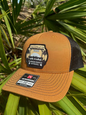 C&C Ranch Patch Hat- Caramel/Black