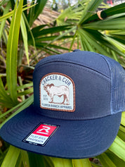 C&C Brahma Patch Hat - Navy 7 Panel Flat