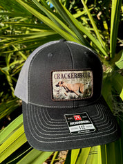 Cur Dog Patch Hat- Black/charcoal