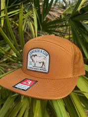 C&C Brahma Patch Hat - Caramel 7 Panel Flat