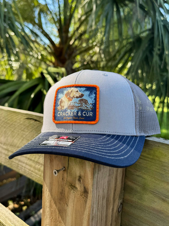 *SALE* Florida Cur Patch Hat- Grey/Charcoal/Navy