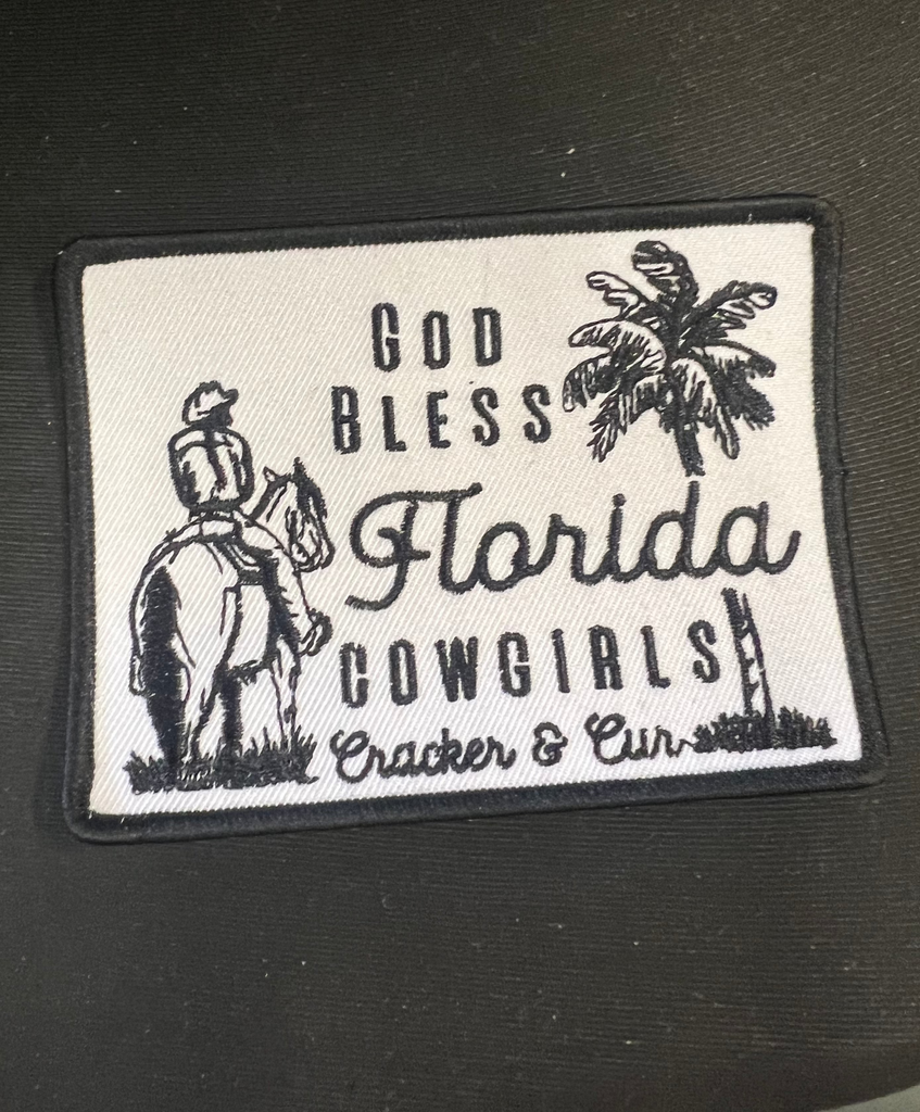 God Bless Florida Cowgirls Patch