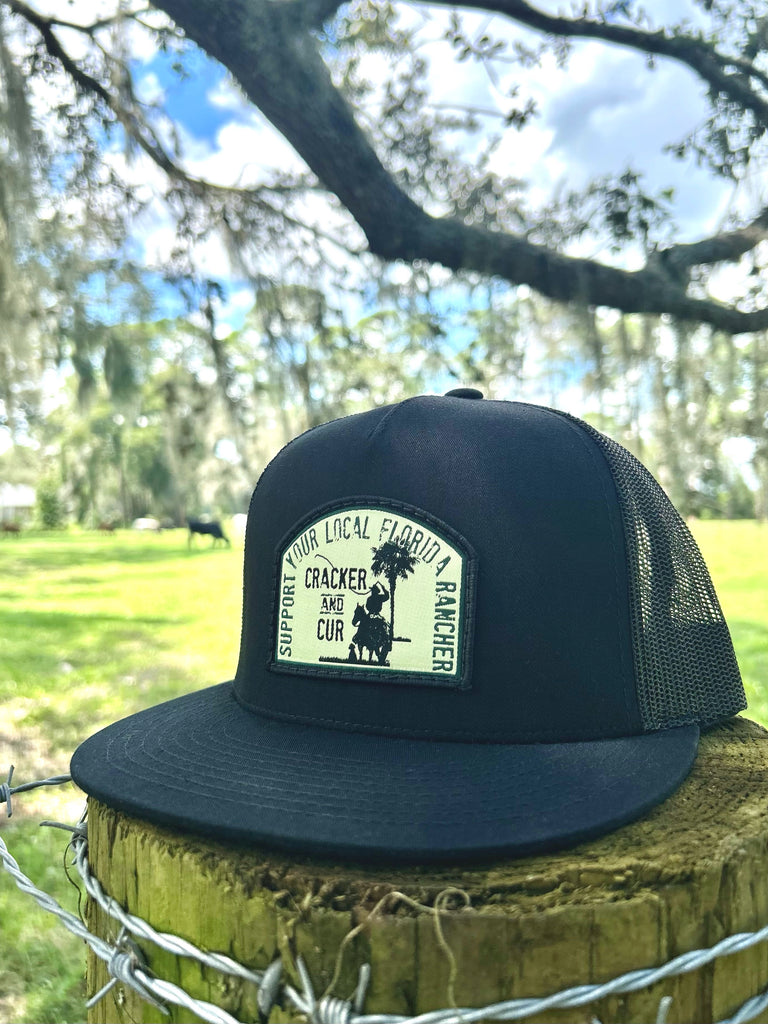 Local Florida Patch Hat - Black Flatbill