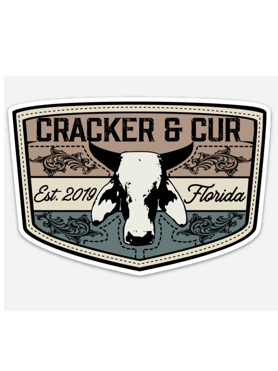 Bull Head Sticker
