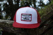 State Flag Patch Hat- Red/White Flatbill