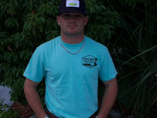 Cowboy Landscape Pocket Tee- Mint