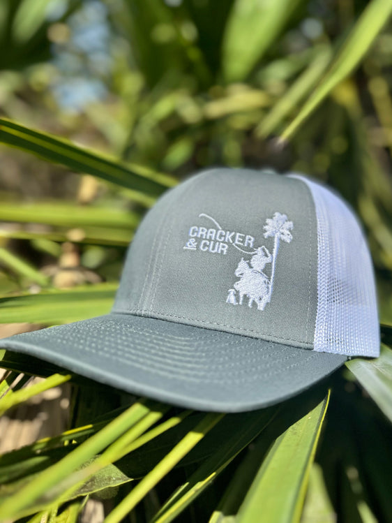 Side Logo Hat - Charcoal/White