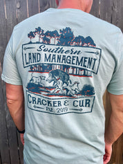 Southern Land Management- Dusty Blue/Orange